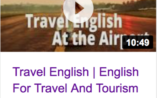 English For Travel And Tourism - At the Airport